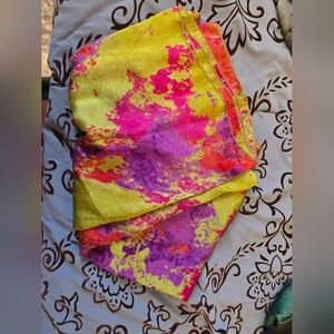 Vibrant Tie-Dye Scarf